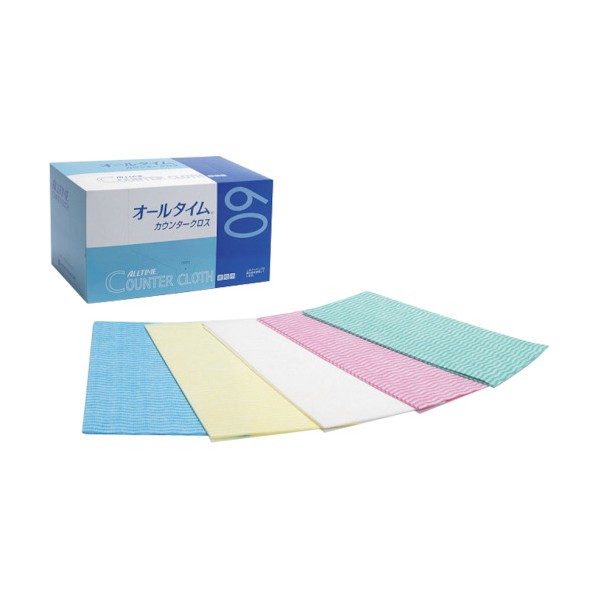 東京メディカル カウンタークロス厚口35x61cmブルー(60枚入) FT-303 60枚